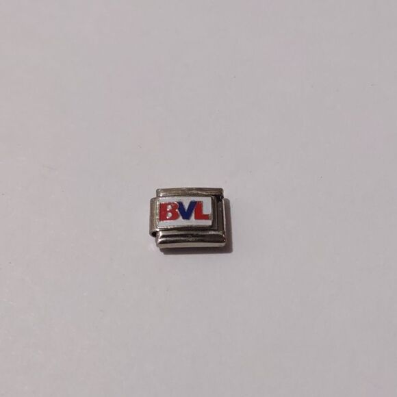 BVL Italian Link‎ Stainless Steel Charm for Nomination Style Bracelet - Picture 1 of 1